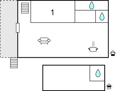 a schematic diagram of the experimental setup at Beautiful Apartment In Eyragues in Eyragues