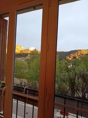 a view from the window of a room at T3 campagne Aix-en-Provence in Meyrargues