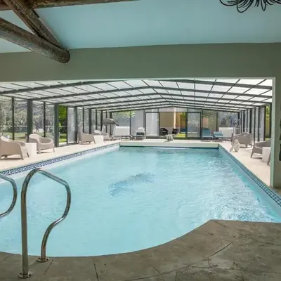 superb prestige property with indoor heated swimming pool