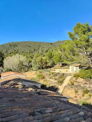 a view from the roof of a house at La canopée, Bastide sur les hauteurs de Lourmarin in Lourmarin