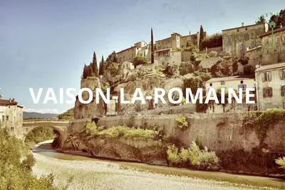 a view of a mountain with the words vaticanalliallialliallialliisance at Maison Ange & Lice in Pernes-les-Fontaines