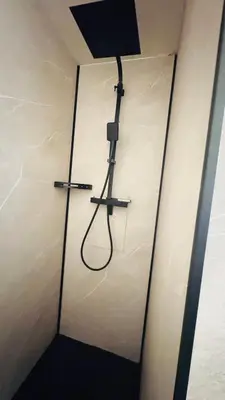 a mirror hanging on a wall in a room at Greens View golf saumane in Saumane-de-Vaucluse