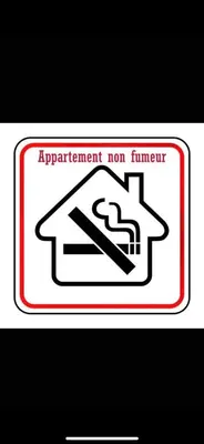 a sign that says agreement non framework on aphalt at Studio Rdc proche Quai Rouget in LʼIsle-sur-la-Sorgue