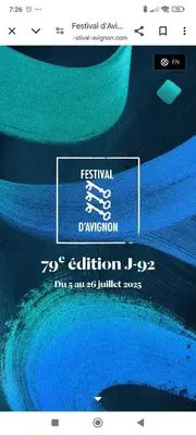 a website with a picture of a pool of water at La Cigale d'Avignon in Saint-Saturnin-lès-Avignon