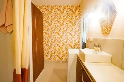 a bathroom with a sink and a mirror at La Mazarine - Studio tout confort - Les Milles proche Aix TGV Marseille in Aix-en-Provence