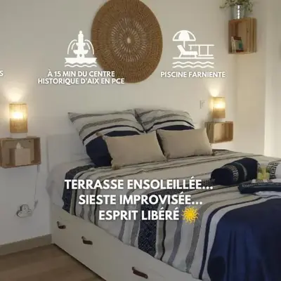 Studio Business Wi-Fi 7 TVA Proche zones LesMilles La Duranne Aix TGV