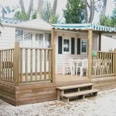 Mobil-home 32m² avec terrasse