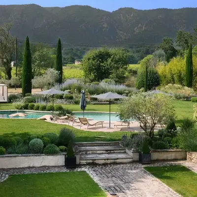 19Th-Century Mas With Pool And Garden Facing Luberon