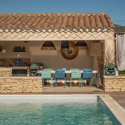 Entre Ciel et Pierres -Holiday rental Gordes with pool and air conditioning