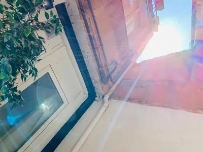 a door to a building with a window at Montclar Studio in Aix-en-Provence