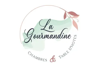 a label for a wine bottle with the text la gourmet ordinance at La Gourmandine in Saint-Andiol