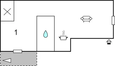 a schematic diagram of the experimental apparatus at Cozy Apartment In Villes Sur Auzon in Villes-sur-Auzon