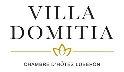 a set of logos for the vikita domica clare d houses l at Villa Domitia Chambre d'Hôtes Luberon in Bonnieux