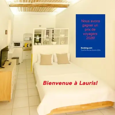 Clementine - Joli studio privé avec clim calme à 70 m du centre village de Lauris