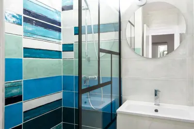 a bathroom with a sink and a mirror at Village Pont Royal en Provence - maeva Home - Appartement 2 Pièces 6 Personnes - Sélection MAE-9534 in Mallemort